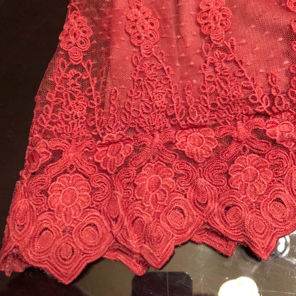 Peach lace top - Picture 5 of 5